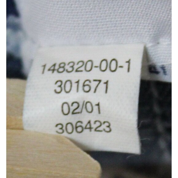 NEW 2001 Gap Kids Denim Overalls Girls sz XL Embroidered Flowers Floral Contrast - Picture 8 of 8